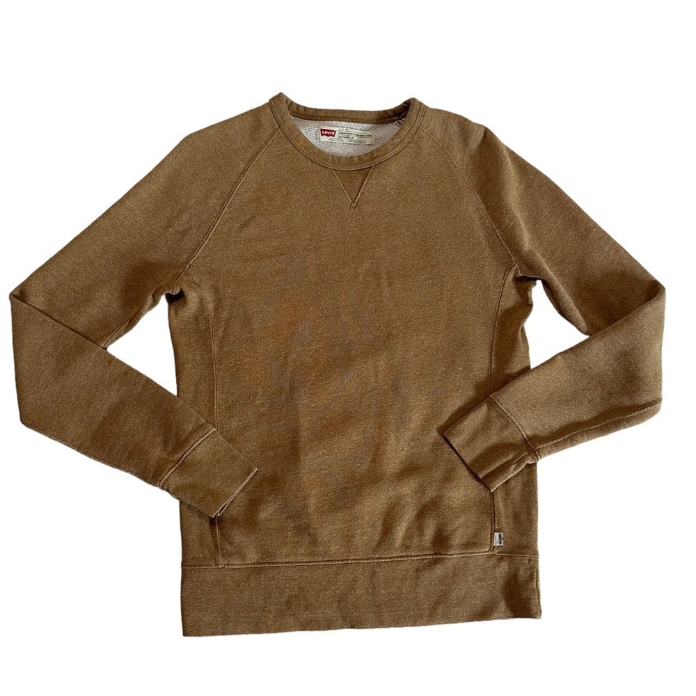 Levi’s Vintage Ribbed Tan Sweatshirt Size S/P/CH